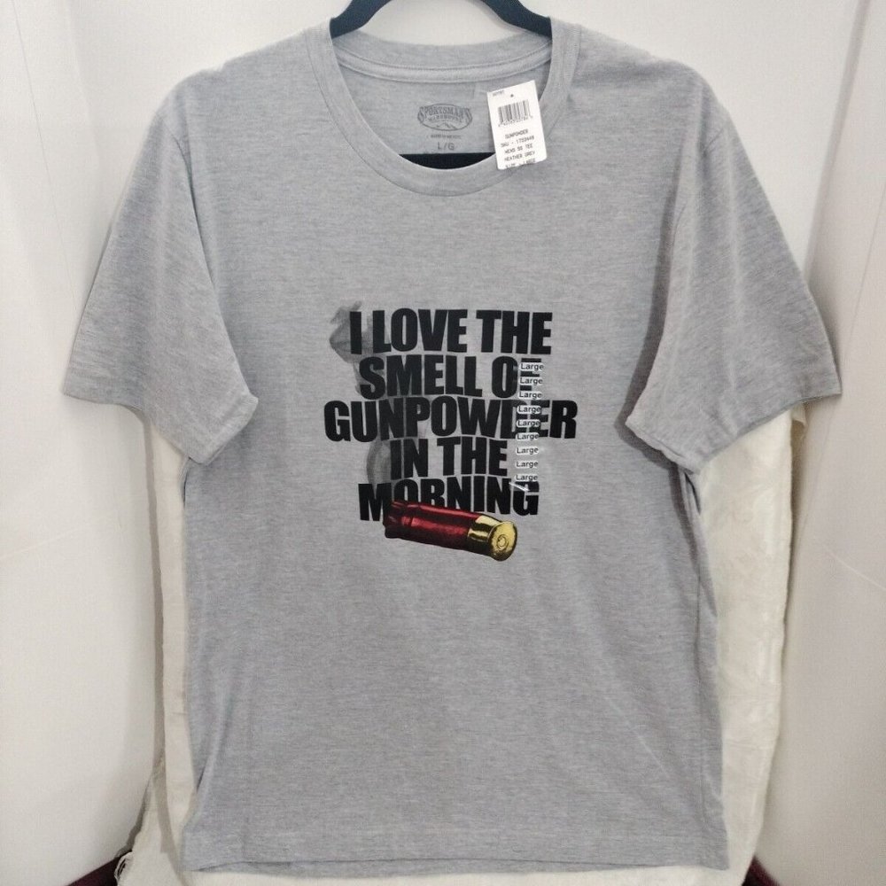 Sportsman Warehouse T-Shirt I Love The Smell Of Gun Powder In The Morning...
